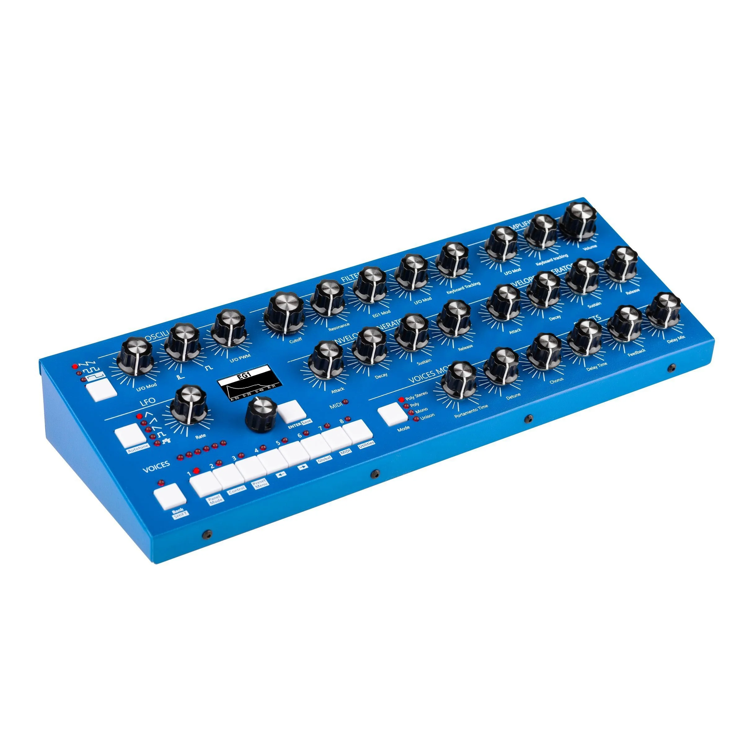 Bree6 Analog Polyphonic Synthesizer (Blue) — GS Music